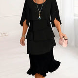 Sophie | Elegant, flowing dress with ruffles