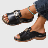 Aine - Comfortable Buckle Sandals