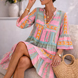 NOVA | Vibrant Midi Dress with Airy Comfort for the Weekend