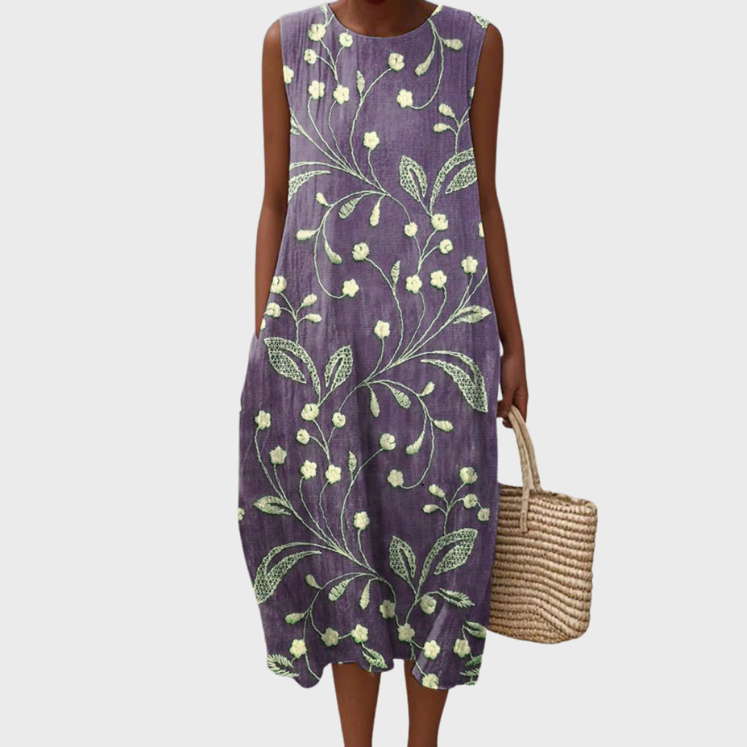 Florence - Floral Cotton Summer Dress