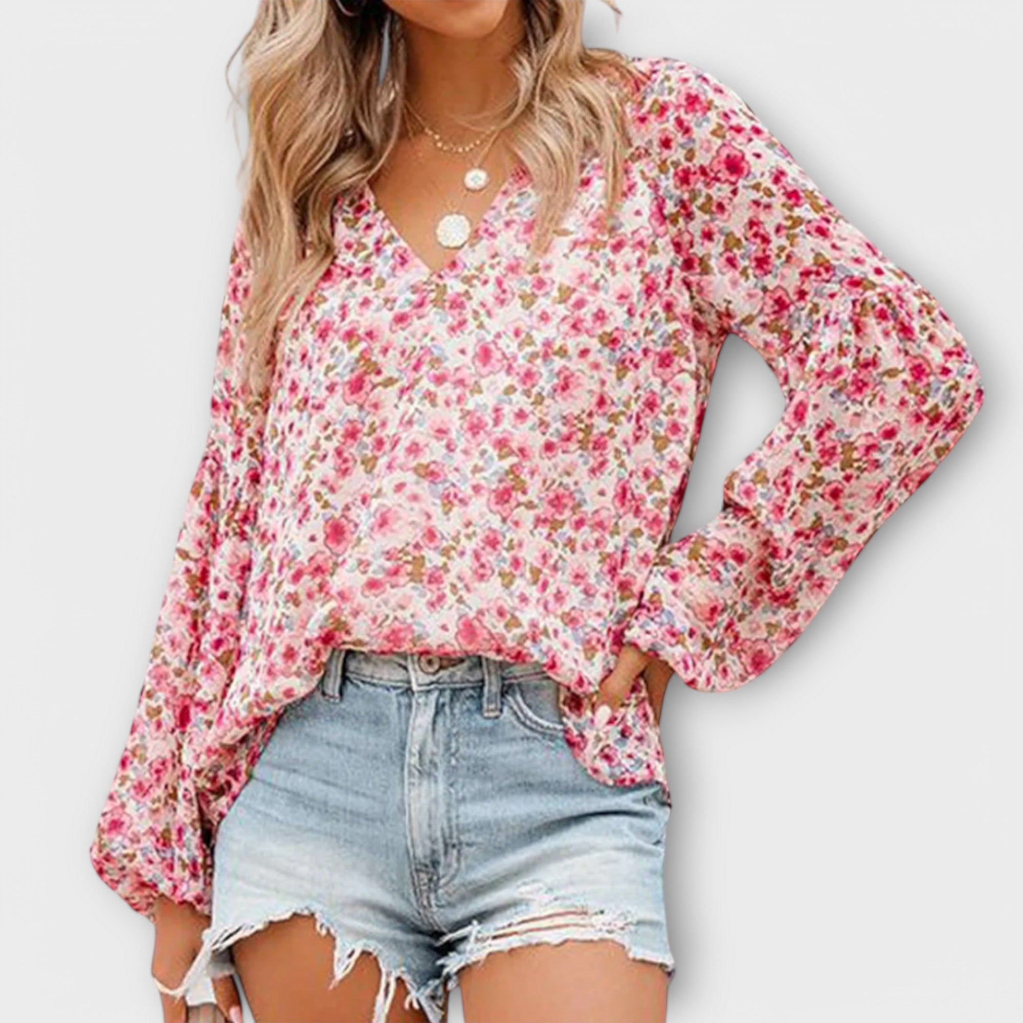 Remi - Long-Sleeved Women's Blouse