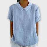 Lia - Short Sleeve Blouse