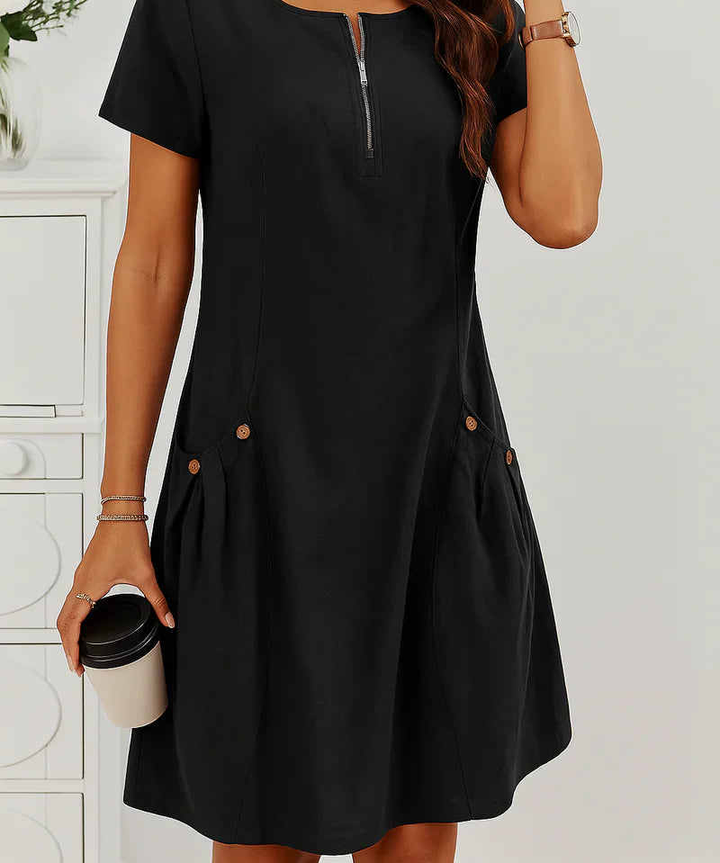 Millie - Summer Dress with Elegant Zip