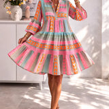 Evie - Vibrant Midi Dress
