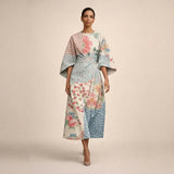Saoirse - Floral Midi with Sculpted Waist