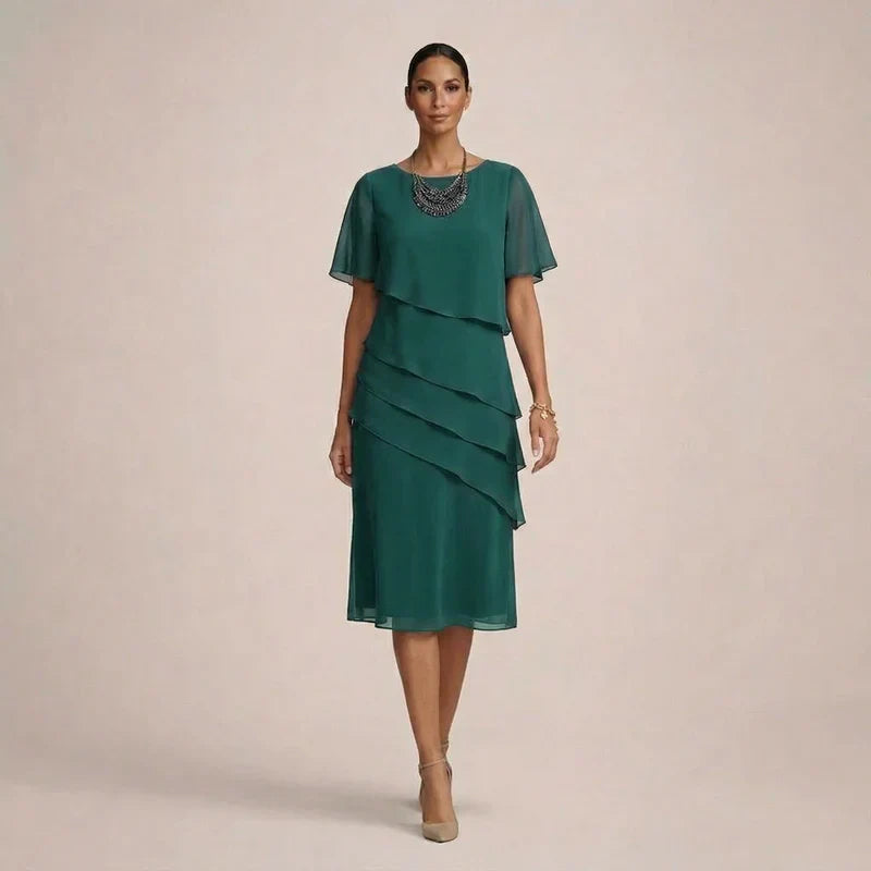 Rosie - Elegant Ruffled Dress