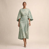 Saoirse - Floral Midi with Sculpted Waist