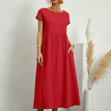 HEIKE | FLOWING MIDI DRESS OF TIMELESS ELEGANCE