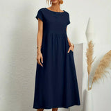 HEIKE | FLOWING MIDI DRESS OF TIMELESS ELEGANCE