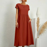 HEIKE | FLOWING MIDI DRESS OF TIMELESS ELEGANCE