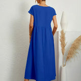 HEIKE | FLOWING MIDI DRESS OF TIMELESS ELEGANCE