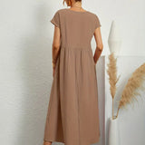 HEIKE | FLOWING MIDI DRESS OF TIMELESS ELEGANCE