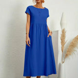 HEIKE | FLOWING MIDI DRESS OF TIMELESS ELEGANCE