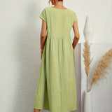 HEIKE | FLOWING MIDI DRESS OF TIMELESS ELEGANCE