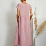 HEIKE | FLOWING MIDI DRESS OF TIMELESS ELEGANCE