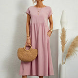 HEIKE | FLOWING MIDI DRESS OF TIMELESS ELEGANCE