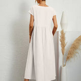 HEIKE | FLOWING MIDI DRESS OF TIMELESS ELEGANCE