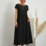 HEIKE | FLOWING MIDI DRESS OF TIMELESS ELEGANCE