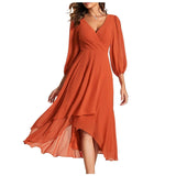 Ellie - Elegant Dress with Asymmetrical Hem