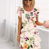 Olivia - Elegant Flowing Dress with Ruffles