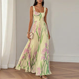 Lily - Elegant Floral Maxi Dress