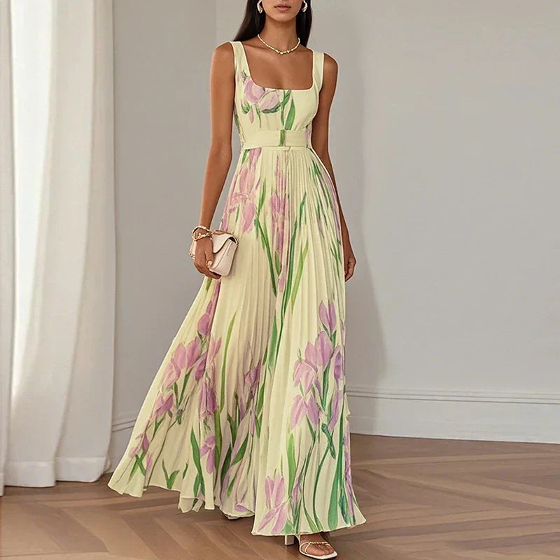 Lily - Elegant Floral Maxi Dress