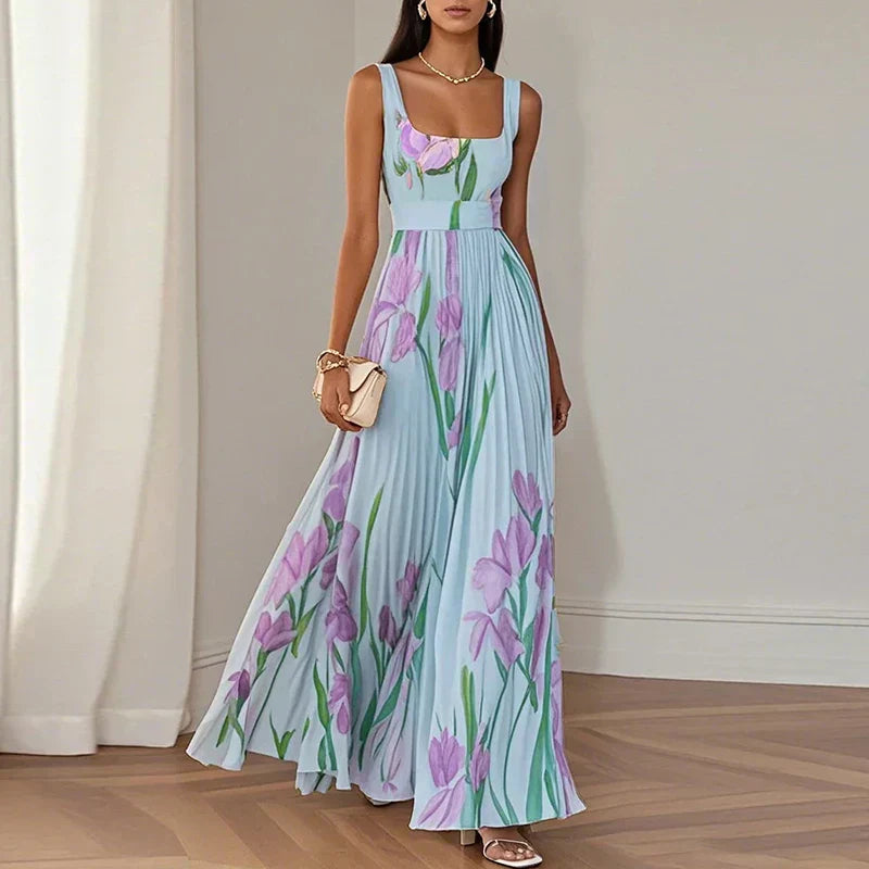 Lily - Elegant Floral Maxi Dress