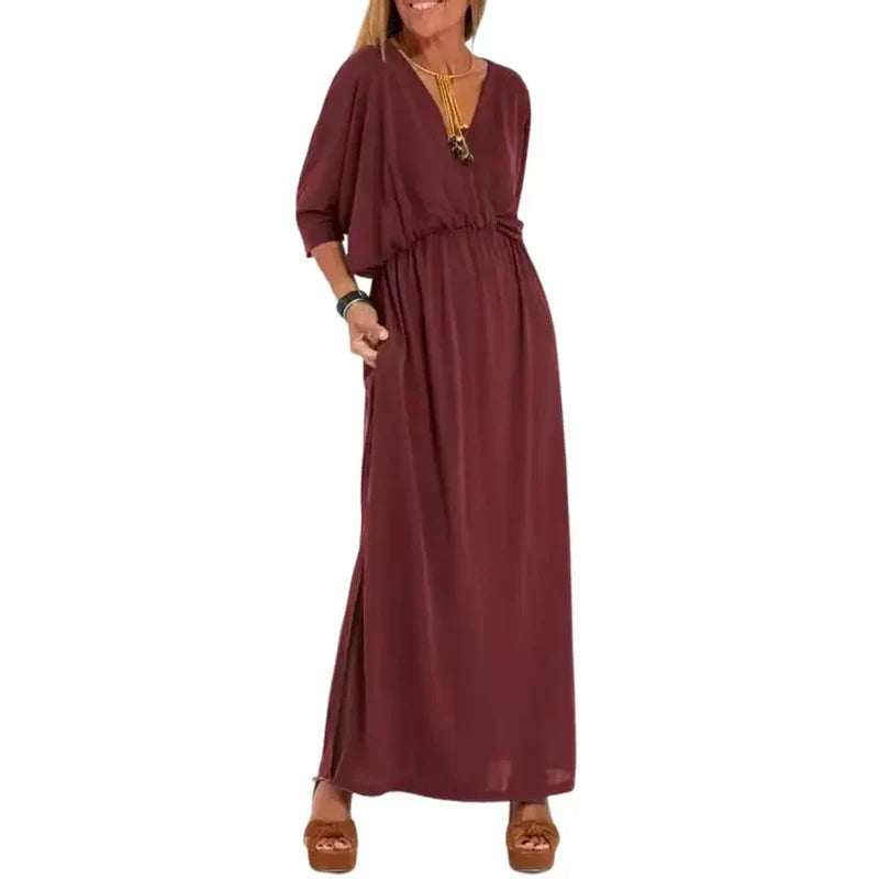 ISABELLA | Long flowing dress with a unique style for any occasion