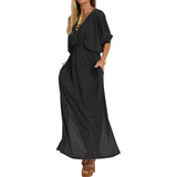 Sarah - Long flowing dress with a unique style for any occasion