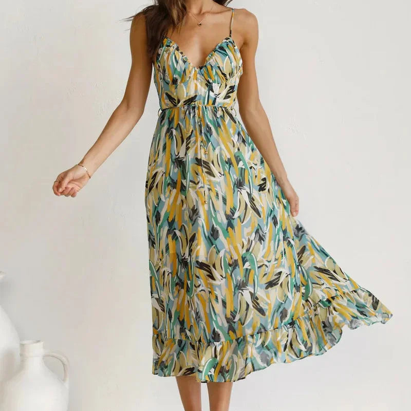 GABRIELLA | Printed Summer Dress with Fresh Comfort and Sunny Style