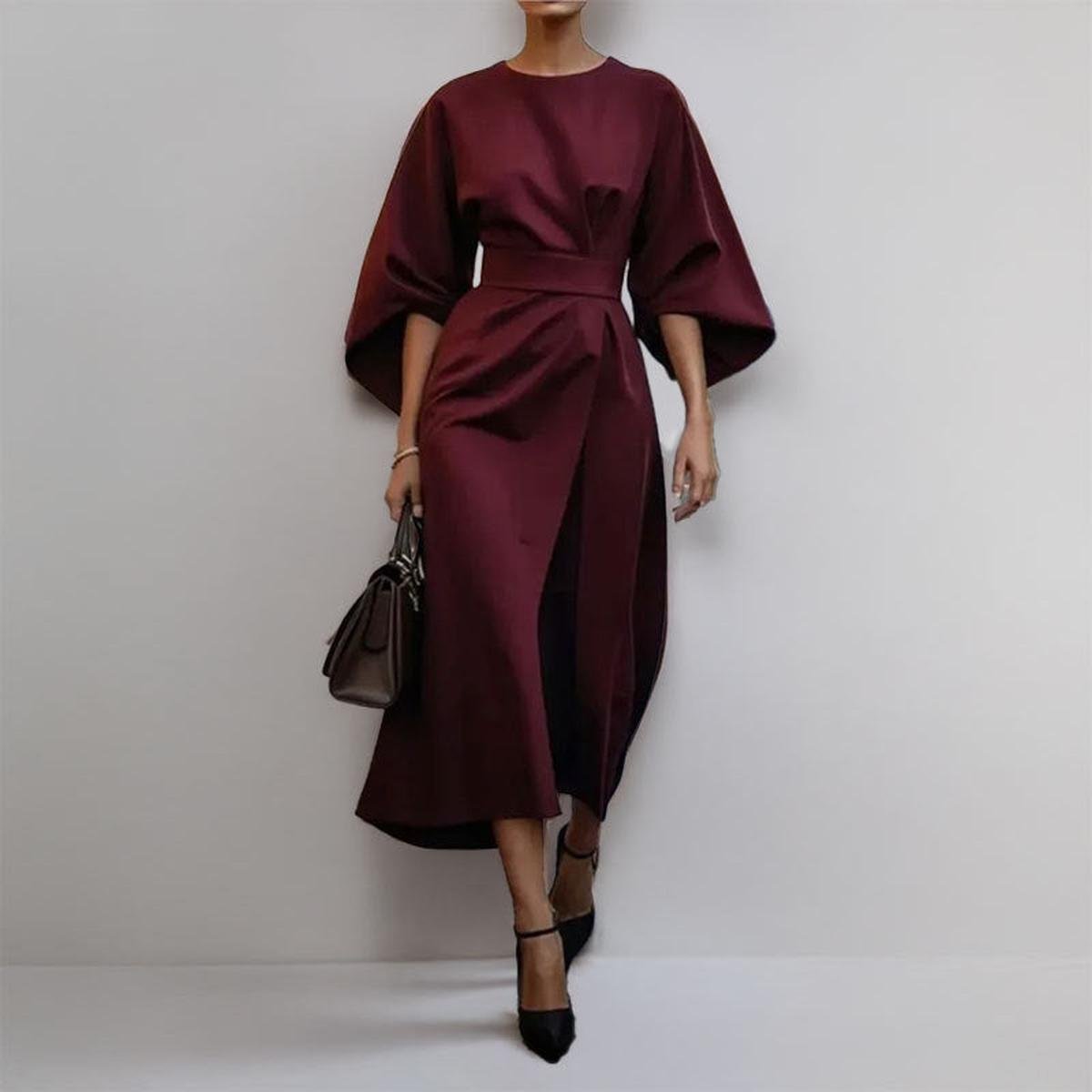 Lucy - Maxi Dress with Kimono Sleeves