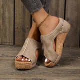 Ada - Lumi Wedge Sandals with Studs