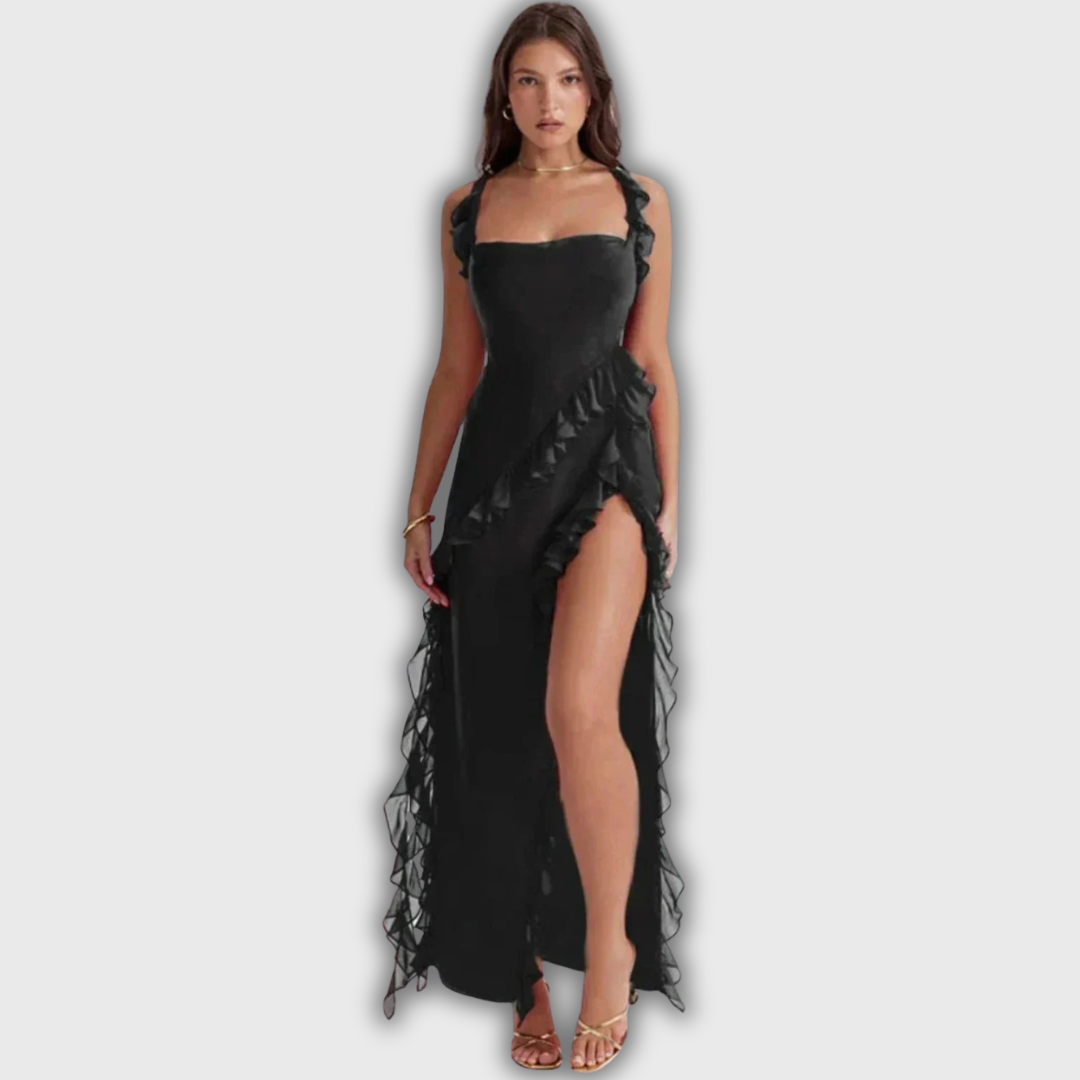 Lara - Stylish Maxi Dress with Split