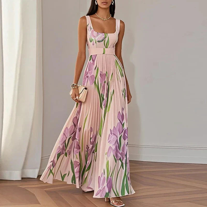 Lily - Elegant Floral Maxi Dress