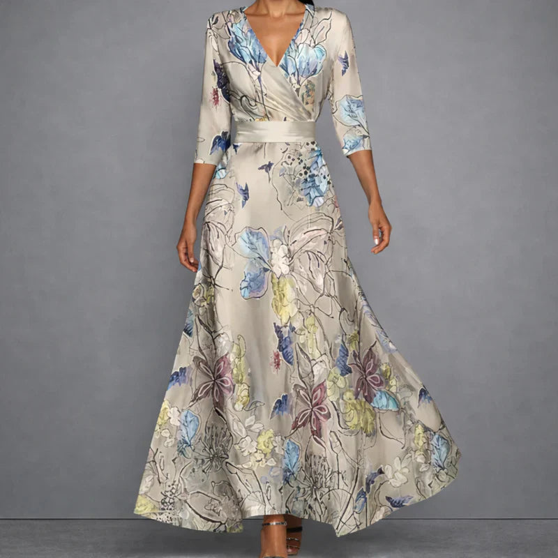 Sophie - Sculpting Floral Maxi Dress