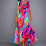 Sophie - Sculpting Floral Maxi Dress