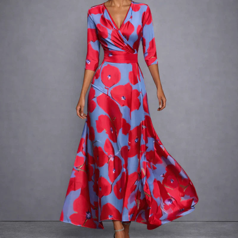 Sophie - Sculpting Floral Maxi Dress