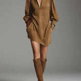 Turtleneck Mini Dress