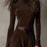 Dark Brown Maxi Dress