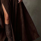 Dark Brown Maxi Dress