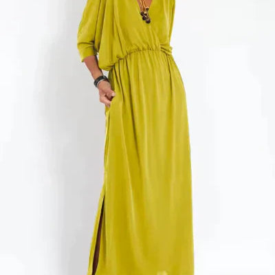 ISABELLA | Long flowing dress with a unique style for any occasion