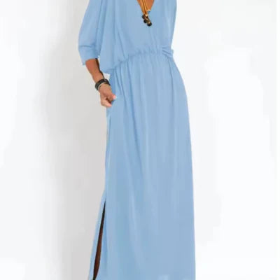 ISABELLA | Long flowing dress with a unique style for any occasion