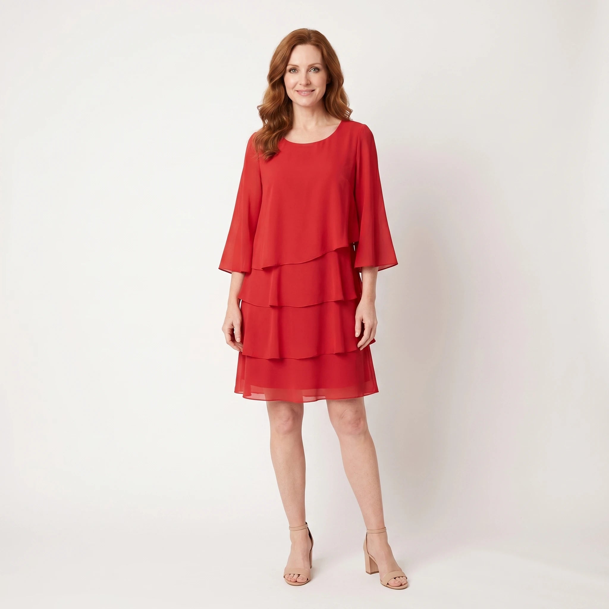Grace - Elegant Flowing Dress with Ruffles