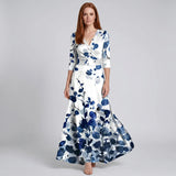 Emma - Sculpting Floral Maxi Dress