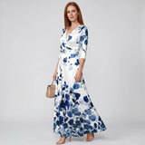 Emma - Sculpting Floral Maxi Dress