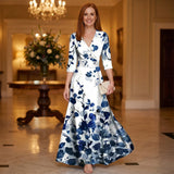 Emma - Sculpting Floral Maxi Dress