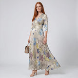 Emma - Sculpting Floral Maxi Dress