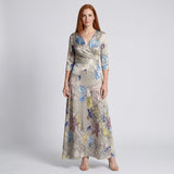 Emma - Sculpting Floral Maxi Dress
