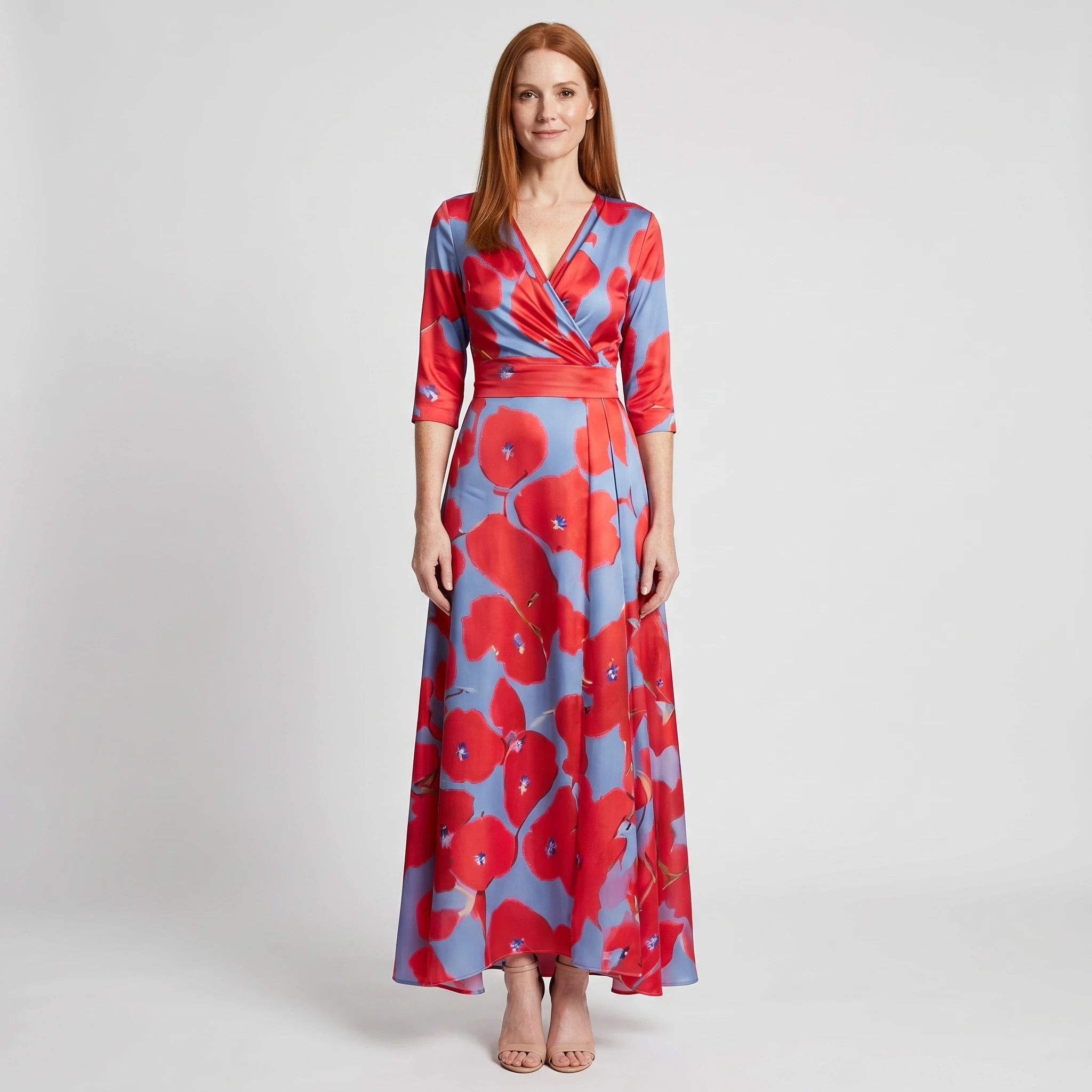 Emma - Sculpting Floral Maxi Dress
