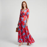 Emma - Sculpting Floral Maxi Dress